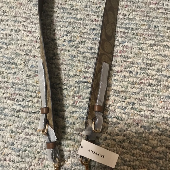 Coach - NWT - Coated Canvas Signature Print Bag Strap - Picture 9 of 10